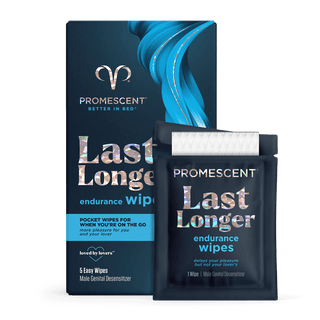 Promescent premature ejaculation delay wipes - 5 count