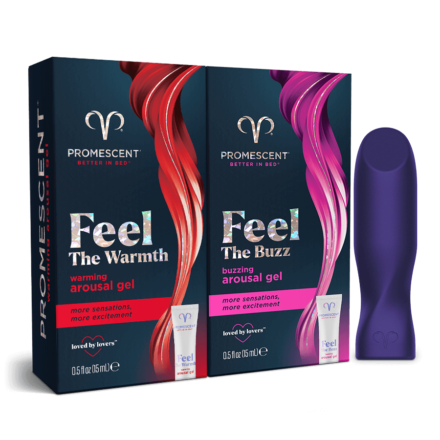 Promescent® Solo Sensations Pack Female Arousal Gel + Adult Toy